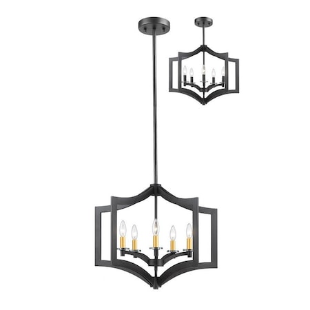 Z-Lite Zander 5 Light Pendant, Bronze 6008-5BRZ